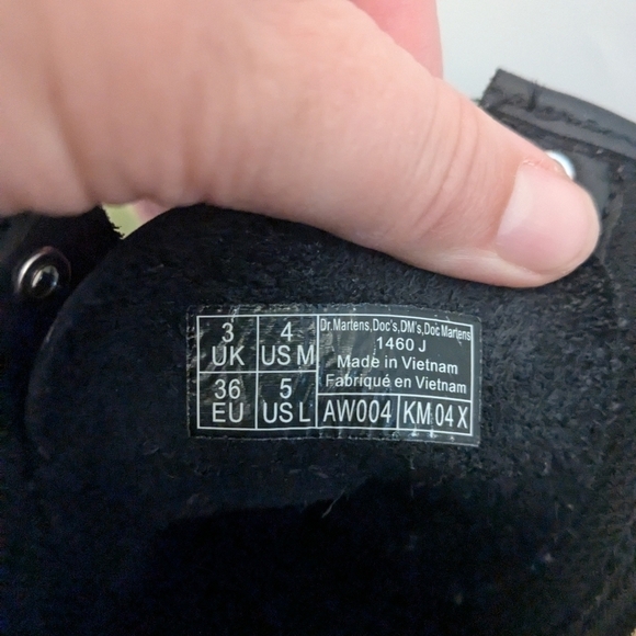 Doc Martens Women's Black Boots - Picture 4 of 4